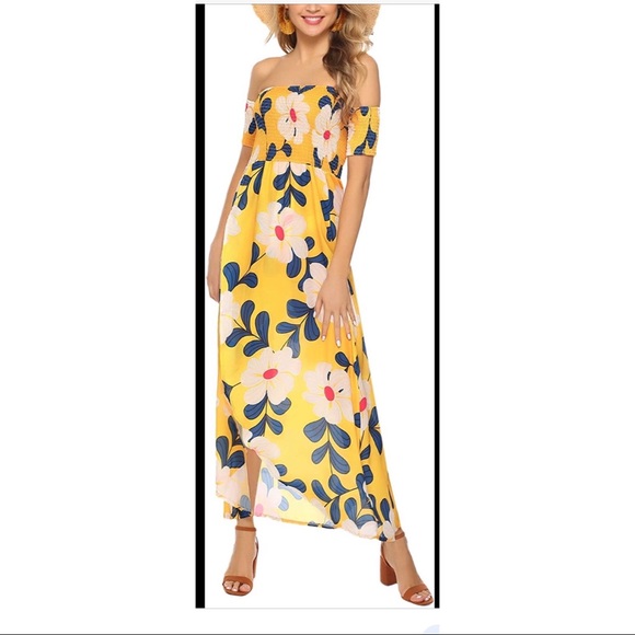 NWT Floral Maxi Dress - Picture 1 of 7